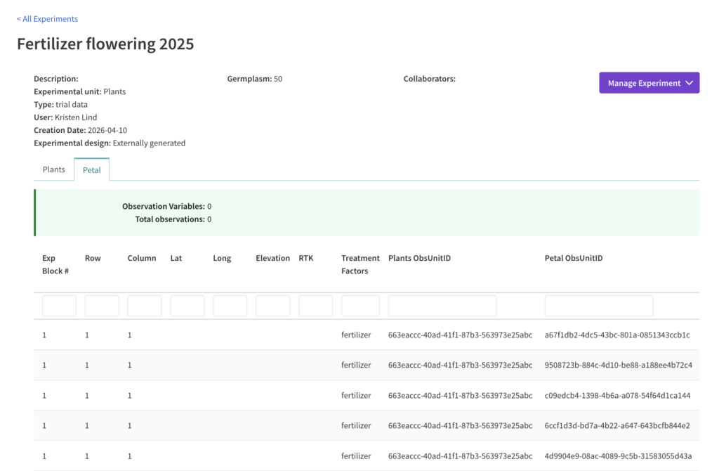 Screenshot with both top and bottom level datasets shown as available.